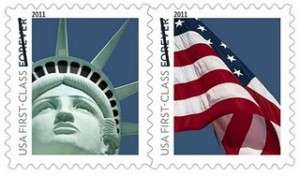 Lady Liberty and U.S. Flag Forever ATM Sheet 18 Stamps  