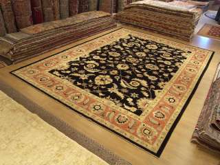10x14 Handmade Carpet Vegetable Dye Wool Sultanabad Rug  