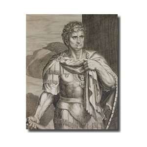  Nero Claudius Caesar Emperor Of Rome 5468 Ad Engraved By 