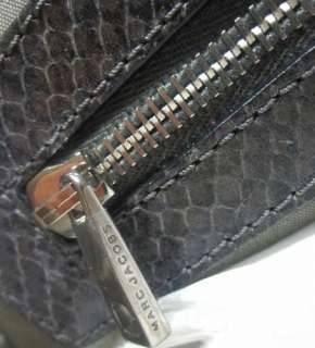 NEW Marc Jacobs Stam Snakeskin Embossed Grey Bag Purse NEW $1450 