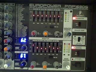 Behringer EUROPOWER PMP1680S 1600 Watt 10 Channel Powered Mixer  
