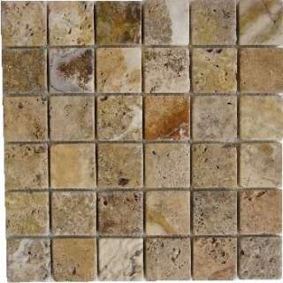   travertine mosaic bathroom kitchen backsplash flooring tile  