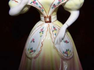 Vintage GOLDSCHEIDER Victorian Woman Figurine~Heavily Hallmarked~As Is 