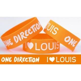   Louis Tomlinson 1 Direction Silicone Wristband, One Direction Bracelet