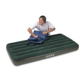 TWIN SIZE AIR BED FROM INTEX AIRBED INFLATABLE MATTRESS WITH BATTERY 