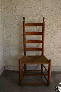 Antique Shaker Chair, 1850s from Hancock, Mass.  