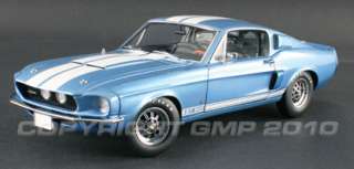 GMP Shelby Mustang GT500 1967 Brittany Blue White Stripes 118 