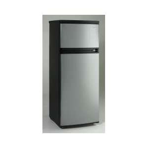 Avanti RA752PST   7.5 CF Two Door Apartment Size Refrigerator   Black 