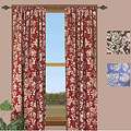 Rose Tree Murray Hill Lined 86 inch Curtain Panel Pair With Tie Backs 