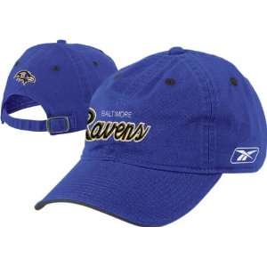 Baltimore Ravens 2009 Purple Script Slouch Adjustable Hat 