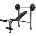 Impex Marcy Olympic with 80 pound Weight Set Workout Bench
