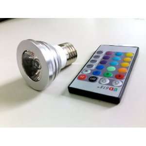  Multi Color E27 Light Bulb with Rmote 
