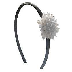 Bow Clippeez 2 Envy Pearl Cluster Headband  