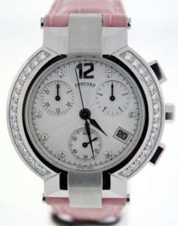 NEW Concord La Scala Diamond Chronograph Watch   