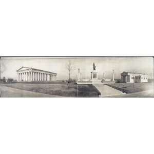   Panoramic Reprint of The Parthenon, Nashville, Tenn.: Home & Kitchen