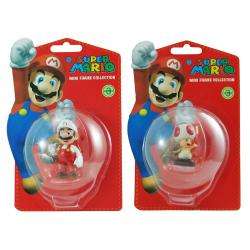 Super Mario Brothers Mario and Toad Figurine Bundle  