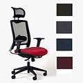 ECO7.5 Upholstered AirMesh Fabric Seat Headrest Mesh Chair