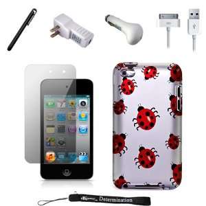  with Red Ladybug Design Cover / 2 Piece Snap On Case for New Apple 