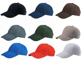 NEW PLAIN LOW PROFILE BASEBALL HAT CAP MANY COLORS AVAILABLE  