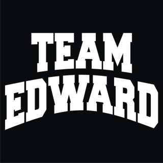 TWILIGHT Team Edward Black T Shirt Mens & Womans shirt  