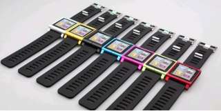   Aluminum bracelet watch band Wrist band for iPod nano 6 Cover Case