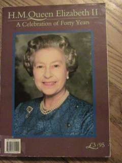 1992 H.M. QUEEN ELIZABETH II BOOK ENGLAND FORTY YEARS  