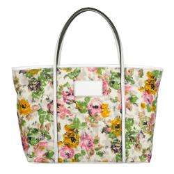 Dolce & Gabbana Floral Print Canvas Tote Bag  