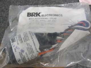NEW BRK ELECTRONICS RM3 ACCESSORY RELAY 120V AC, 60Hz  