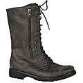 Sweet Beauty Womens Terra 01 Lace up Combat Boots  