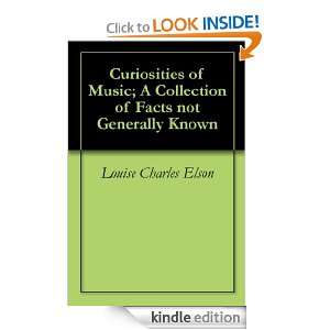   not Generally Known Louise Charles Elson  Kindle Store