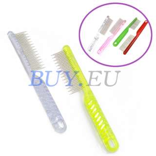 Grooming Hair Brushes Crystal handle Dog Comb Pet  