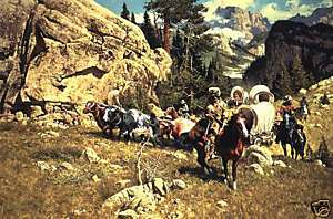 Frank McCarthy   Western Print   In The Pass  