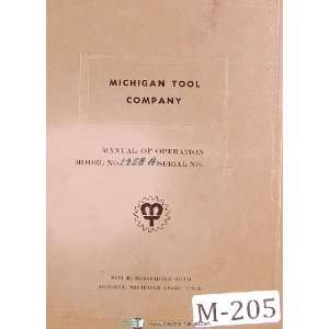   Tool 1458A, Hobber Machine, Instructions Manual: Michigan: Books