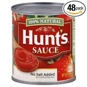 Hunts Tomato Sauce No Salt Added Grocery & Gourmet Food