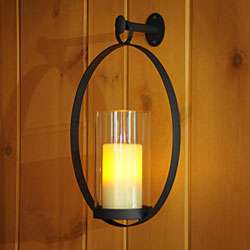 CandleTEK Oval Wall Sconce Flameless Candle Set  Overstock