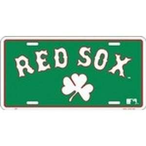  Boston Redsox Irish Shamrock License Plate Plates Tags tag 