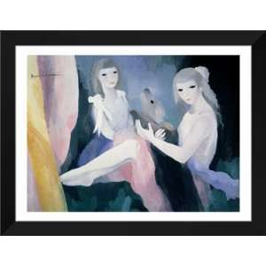 Marie Laurencin FRAMED Art 28x36 Woman with a Dog  