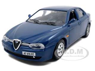 ALFA ROMEO 156 BLUE 1:24 DIECAST MODEL CAR  