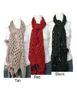 Lucky Brand Jeans Crocheted Scarf  Overstock