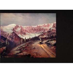  1906 Print Colorado Continental Divide Loveland Pass CO 