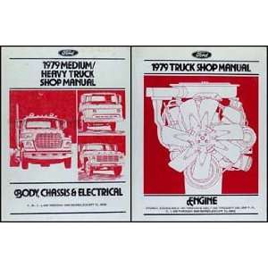  1979 Ford Medium & Heavy Truck Repair Shop Manual 2 Volume 