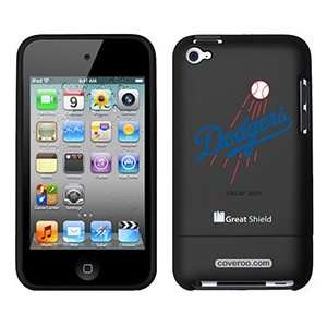   Dodgers with Baseball on iPod Touch 4g Greatshield Case Electronics