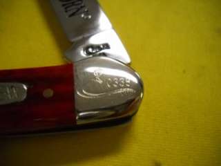 Case XX NEW Pocket Worn 62131 Red Bone Canoe & Zippo Lighter Limited 