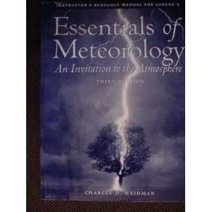   Meteorology An Invitation to the Atmosphere Charles D Weidman Books