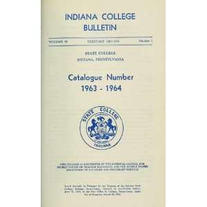  State Teachers College At Indiana, Pennsylvania Pa.) Indiana State 