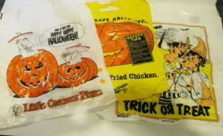 HALLOWEEN TRICK TREAT BAGS TOYS R US KFC LITTLE CAESARS  