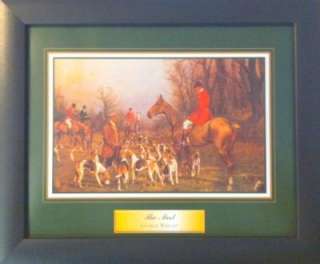Framed Fox Hunting Beagle Horse Poster Prints  