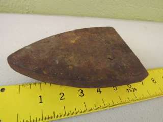 Antique Rusted Clothes Iron Cast 8 lbs Broken Missing Handle  