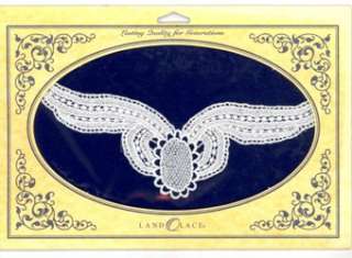 Land O Lace Applique White 7.5 x 3.5 NEW in package  