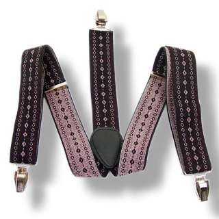 New Men’s Adjustable Clip on suspenders braces BD523  